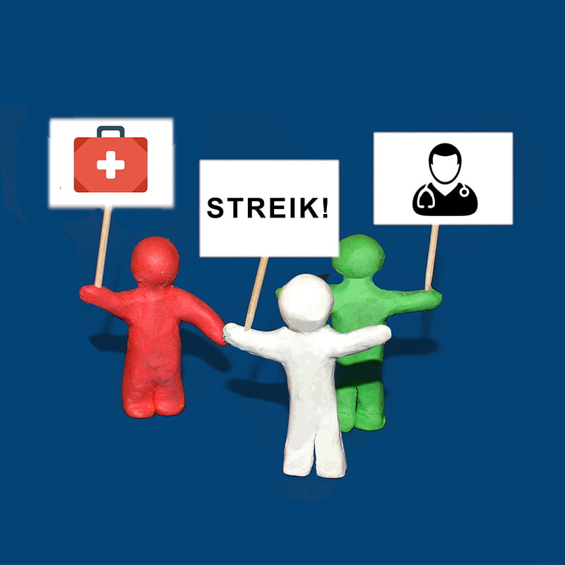 Ärzte im Streik – Patienten gesund?